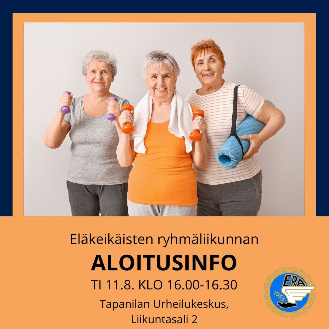 Eläkeikäisten ryhmäliikunnan aloitusinfo