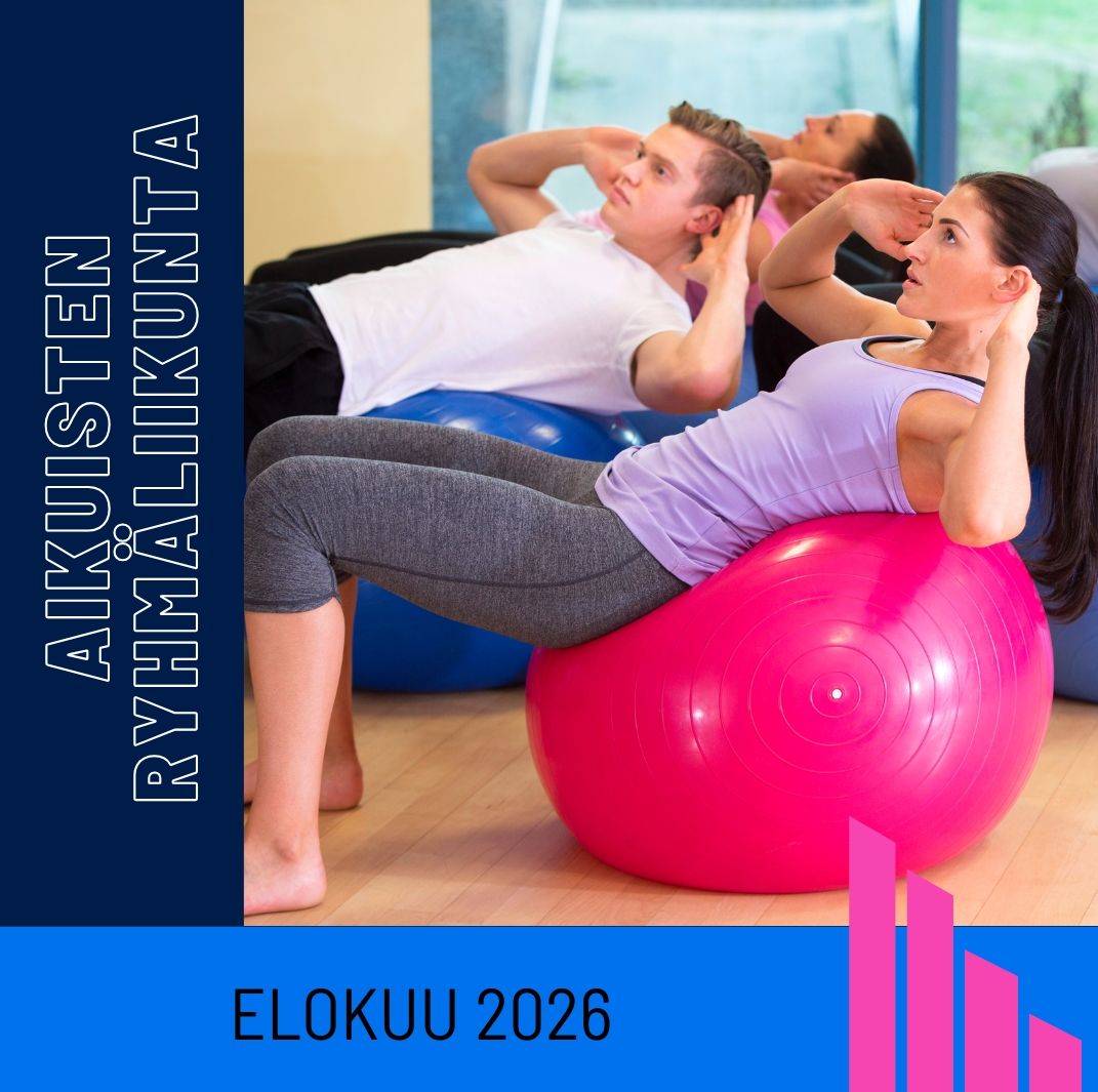 Aikuisten ryhmäliikunta Elokuu 2026