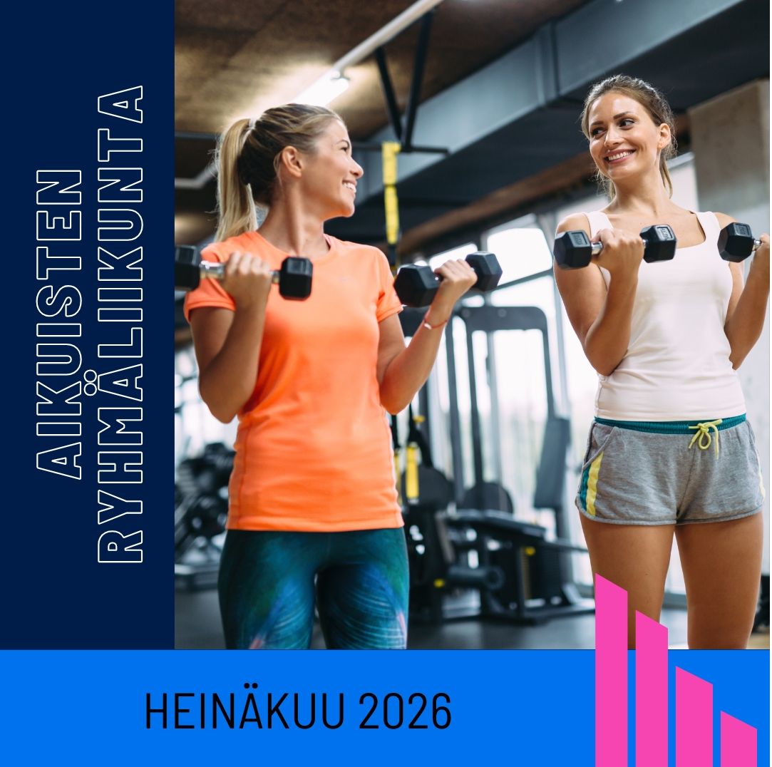 Aikuisten ryhmäliikunta heinäkuu 2026