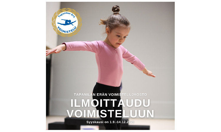 Voimisteluryhmissä on vielä tilaa uusille harrastajille!