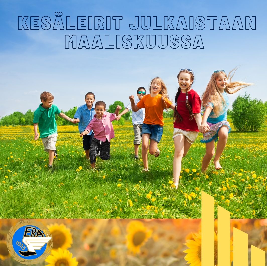 KESÄLEIRIT JULKAISTAAN MAALISKUUSSA