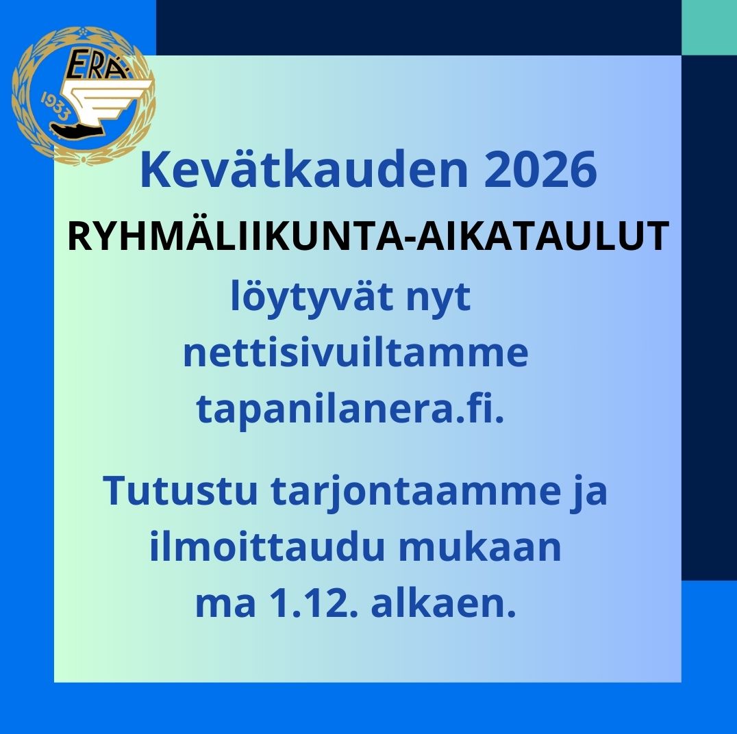 Kevään 2026 ryhmäliikunta-aikataulut on julkaistu!