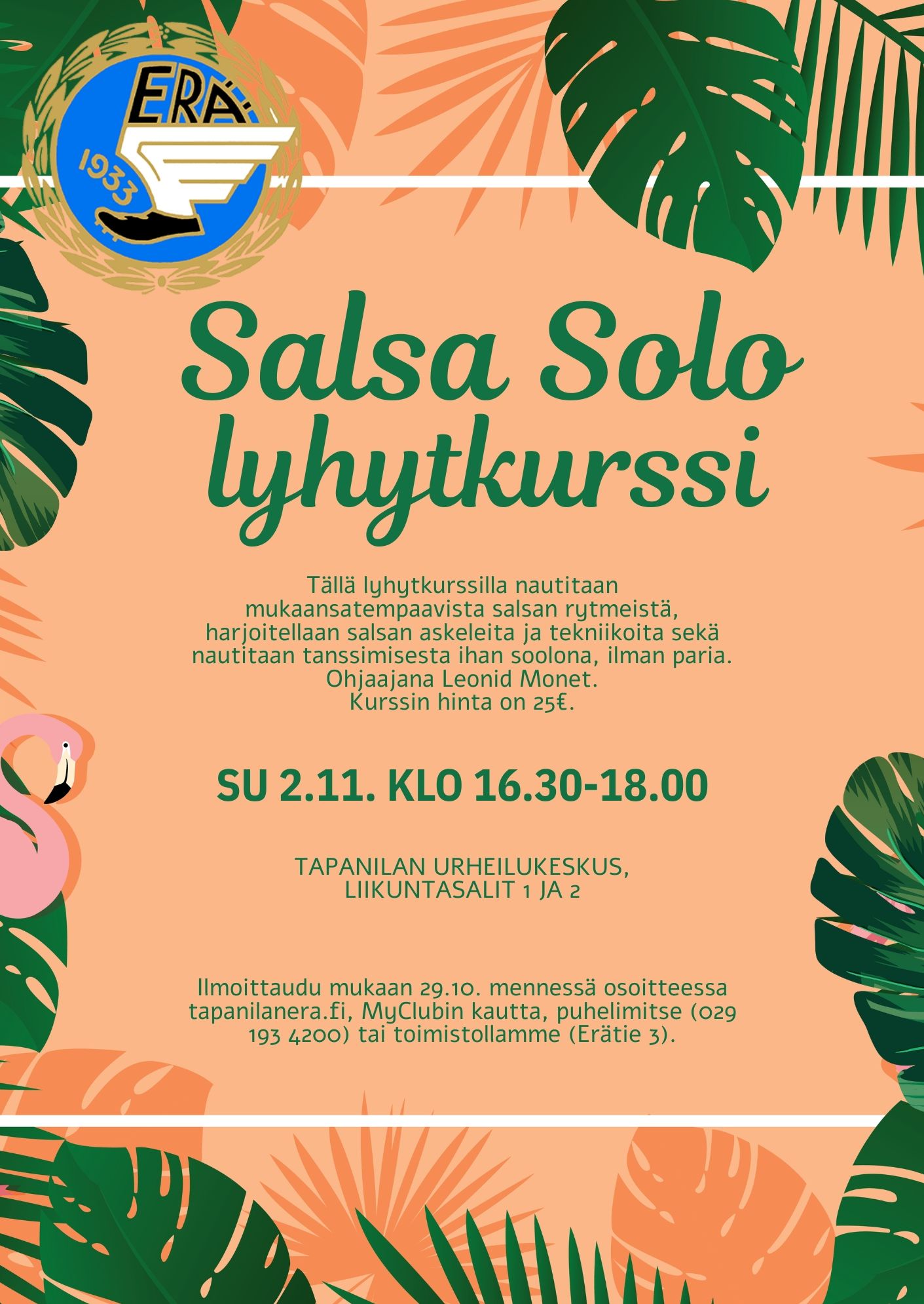 Salsa solo lyhytkurssi