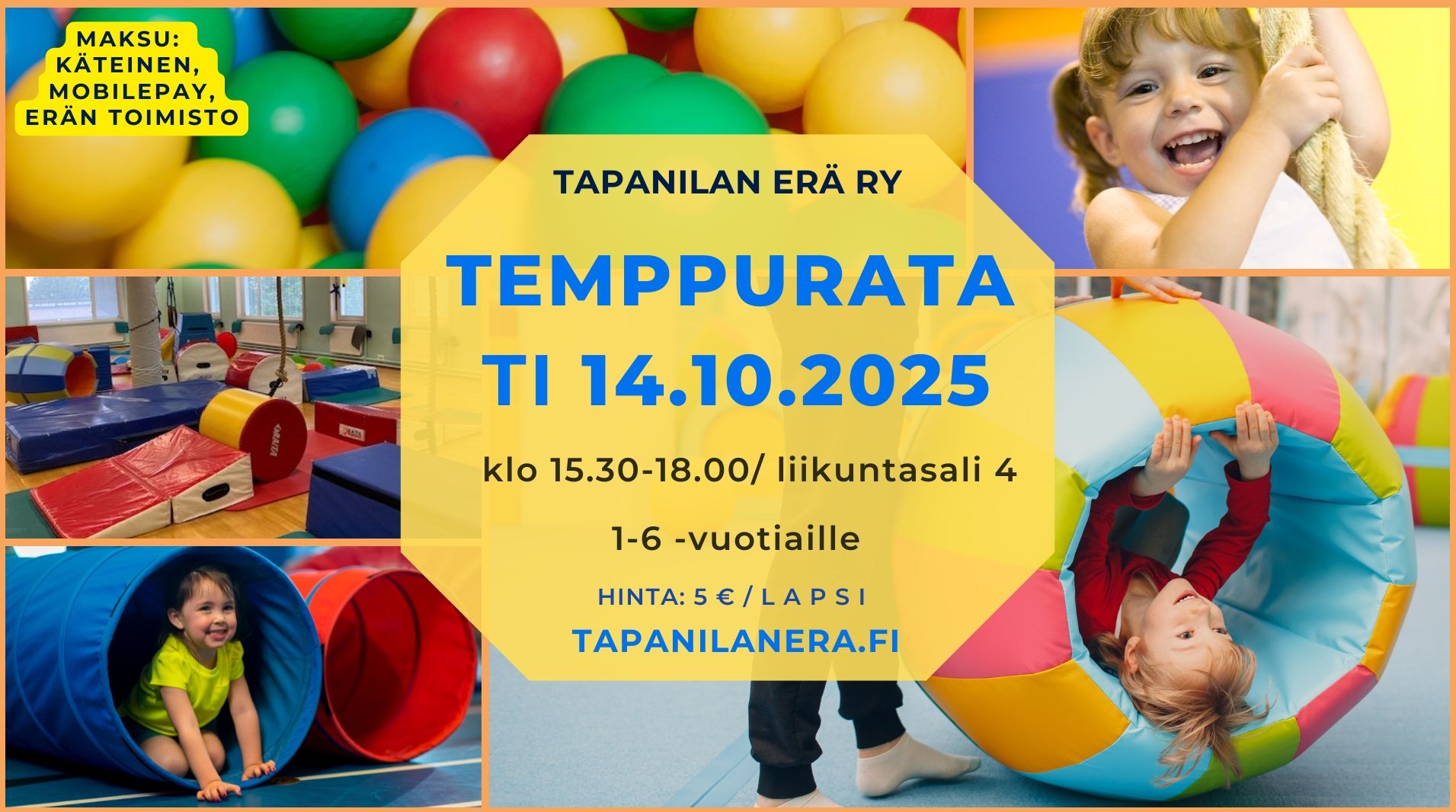 Temppurata ti 14.10 klo 15.30-18